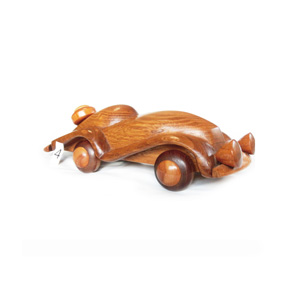 木亜社　木彫り　木の車